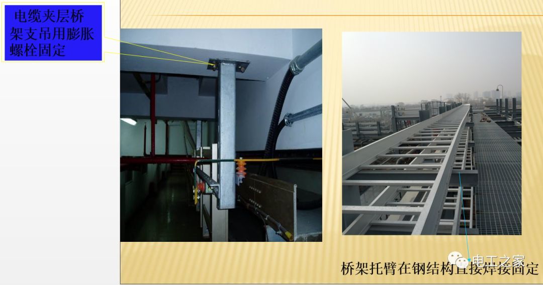 一條完成開關柜安裝，電纜橋架施工，電纜敷設及布線施工，照明配電箱施工