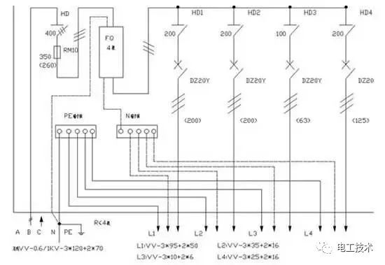 最直截了當的配電箱接線圖解釋,零基礎還是學吧!你學會了嗎?