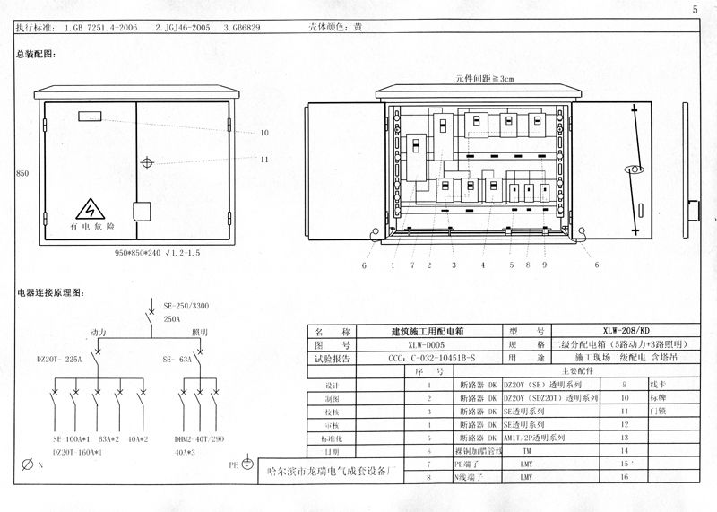 施工現場臨時用電配電箱(機柜)標準化配置圖集!