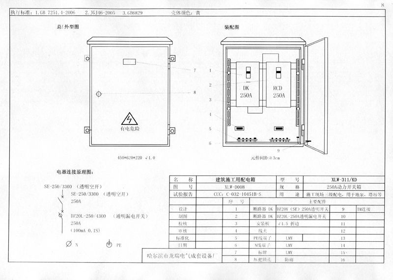 最完整的施工現場臨時用電配電箱(機柜)標準化配置圖集!